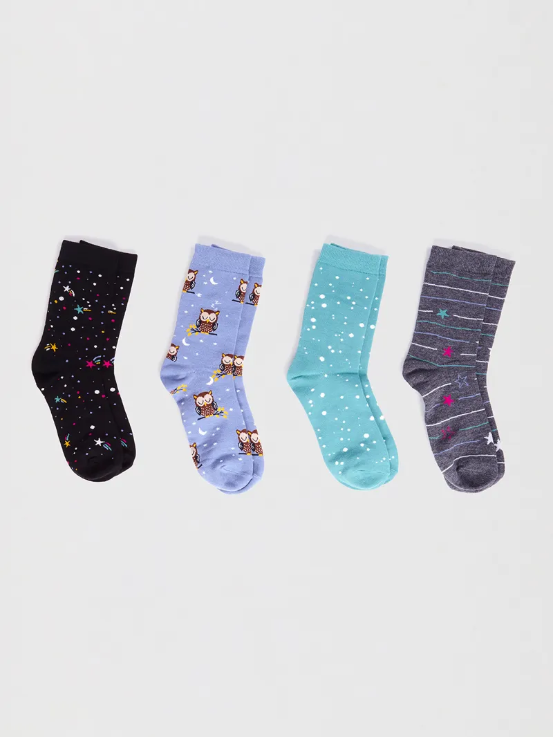 Thought Amaya Bamboo Night Sock Box Womens in Dark Grey Marle-3